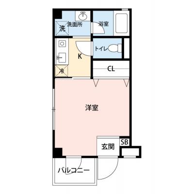 【🎉初期費用オフ｜お得なキャンペーン】【禁煙🚭/Wi-Fi無料🌐】マイナビSTAYトワイライトヒルズ木場　403の物件間取り図