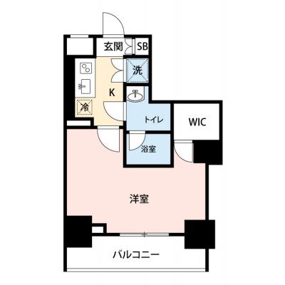 【🎉初期費用オフ｜お得なキャンペーン】【禁煙🚭】マイナビSTAYトワイライトヒルズ門前仲町　501の物件間取り図