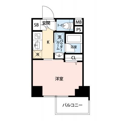 【🌿快適シーズンの引越し応援キャンペーン🏡🌈】【禁煙🚭/Wi-Fi無料🌐】マイナビSTAYトワイライトヒルズ桜木町リバーサイド　501の物件間取り図