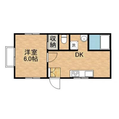 山本コーホーハイツ　（1DK）の物件間取り図