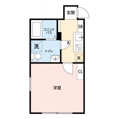 【🎉初期費用オフ｜お得なキャンペーン】【禁煙🚭/Wi-Fi無料🌐】マイナビSTAYアーバンオアシス赤羽志茂　403の物件間取り図
