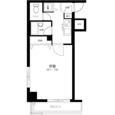【🌿快適シーズンの引越し応援キャンペーン🏡🌈】【禁煙🚭/Wi-Fi無料🌐】マイナビSTAYミライエ渋谷WEST　604の物件間取り図