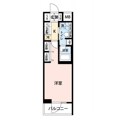 【🎉初期費用オフ｜お得なキャンペーン】【禁煙🚭】マイナビSTAYグランデュールハイツ中野鷺宮　203の物件間取り図