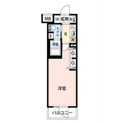 【🎉初期費用オフ｜お得なキャンペーン】【禁煙🚭】マイナビSTAYグランデュールハイツ中野鷺宮　204の物件間取り図