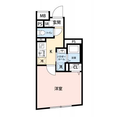 【🎉初期費用オフ｜お得なキャンペーン】【禁煙🚭/Wi-Fi無料🌐】マイナビSTAYトワイライトヒルズ大崎　202の物件間取り図