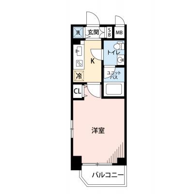 【🎍年末年始大感謝祭🎍】【禁煙🚭/Wi-Fi無料🌐】マイナビSTAY本町うつぼ公園　606の間取り図