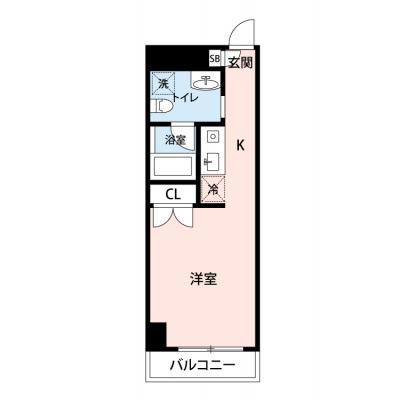 【🎉初期費用オフ｜お得なキャンペーン】【禁煙🚭/Wi-Fi無料🌐】マイナビSTAYスタイリッシュ溝の口　601の物件間取り図