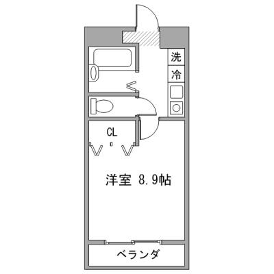 アットイン藤ヶ丘8  『公式サイト限定キャンペーン実施中！室内画像も豊富で、お見積り／web予約も可能です！「アットイン公式」で検索！🔍』の間取り図