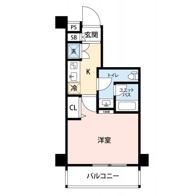 【🎉初期費用オフ｜お得なキャンペーン】【禁煙🚭/Wi-Fi無料🌐】マイナビSTAYアーバンオアシス品川大井　209の物件間取り図