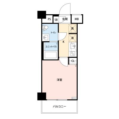 【🎉初期費用オフ｜お得なキャンペーン】【禁煙🚭/Wi-Fi無料🌐】マイナビSTAY GENOVIAお花茶屋Ⅱskygarden　718の物件間取り図
