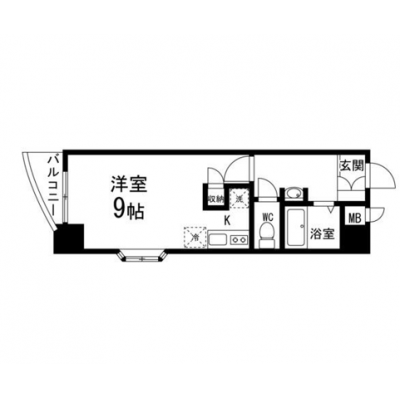 【🌿快適シーズンの引越し応援キャンペーン🏡🌈】【禁煙🚭/Wi-Fi無料🌐】マイナビSTAYグランデュールハイツ仙台五橋駅前　205の物件間取り図