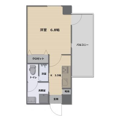 【Esan Terrace大里】★2025年5月築★室内洗濯機置き場、バストイレ別、エアコン付き、EV/AL付、TVモニターホンの物件間取り図