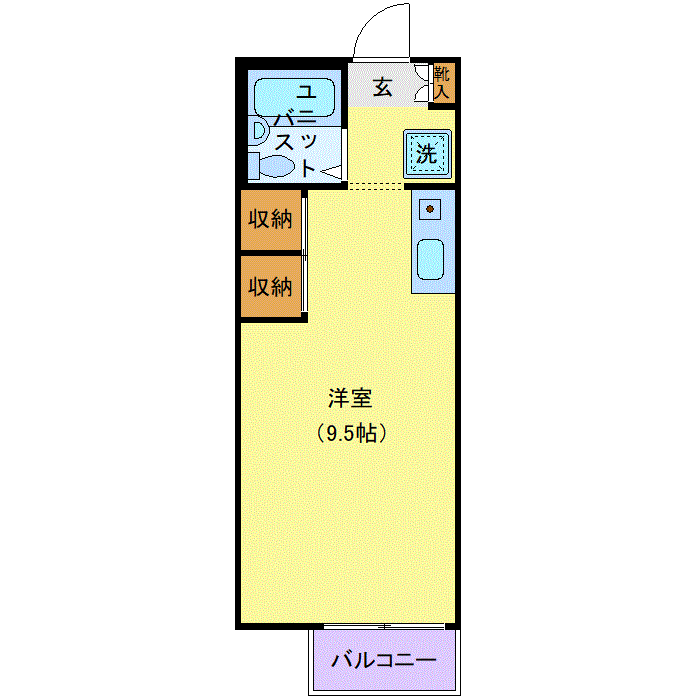 グッドステイ群馬高崎オゼットワールC★『禁煙ルーム・3点UB』【ライト】の物件間取り図