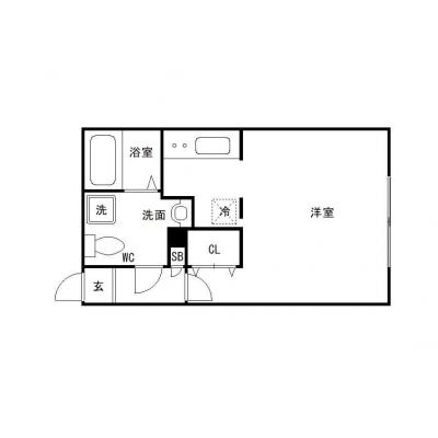 OneLife大塚ゼスティ【▼独立洗面台、浴室乾燥機】の物件間取り図