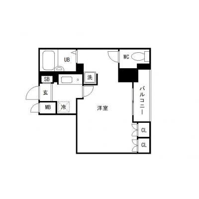 OneLife池袋北旧中山道【▼禁煙ルーム有】の物件間取り図
