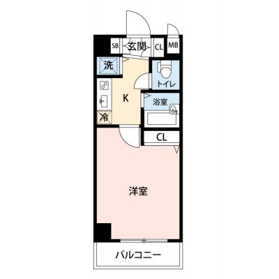 【🌿快適シーズンの引越し応援キャンペーン🏡🌈】【禁煙🚭】マイナビSTAYミライエ麻布パークサイド　606の物件間取り図