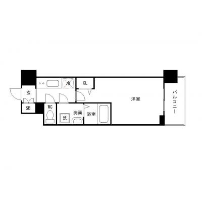 OneLife今里グレア【▼室内見学可（※空室状況により、応相談）、2025年3月完成の築浅物件！】の物件間取り図