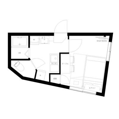 最寄り駅まで徒歩5分 / 3路線3駅徒歩圏内! / グレイスアースレジデンス北千住 303の物件間取り図