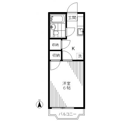 リベストマンスリー三鷹１２【禁煙・無料Wifi】の物件間取り図
