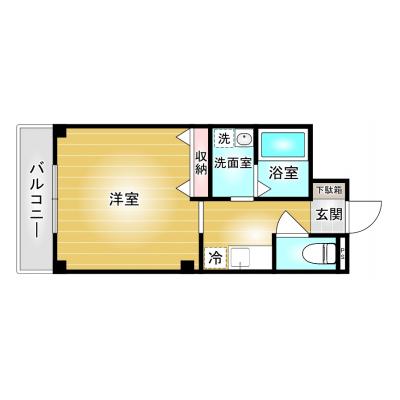 コスパだけじゃない“快適さ重視”マンスリータウン【新幹線が停まる高崎駅まで徒歩10分】【セブンイレブンまで徒歩8分】若松町A1の物件間取り図