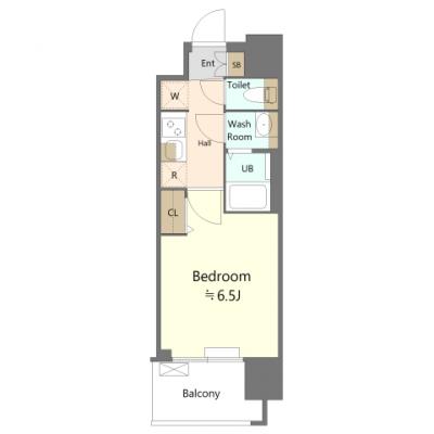 ≪🚅🚈 “法人企業様” 応援強化月間・賃料毎日半額 🚄🚃🚃 ≫クリスタルグランツ BAYフロンティア6階 ［No.5587060］の間取り図