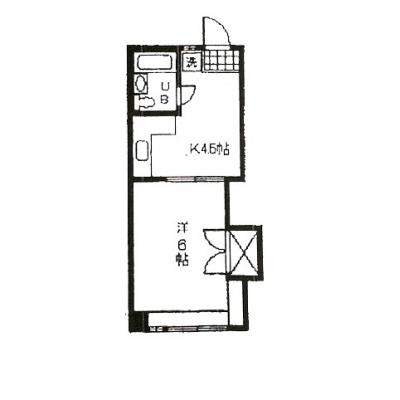 【クラウンハイツC棟】　ネット無料！の間取り図