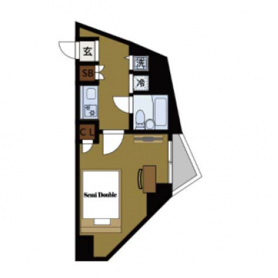 BraTTo牛込柳町駅前【女性向け🥰】防犯設備完備で禁煙タイプのお部屋👍の物件間取り図