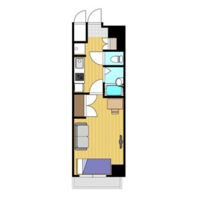 Bizroom/ステイシス川口405　【テルミ蕨店】オートロック・宅配ボックス付き！の物件間取り図