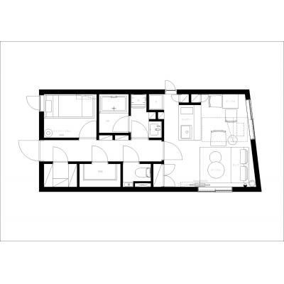 2025年築！/お洒落なお部屋/江戸川橋駅から徒歩3分/交通アクセス◎/VALUE MAISON kagurazaka 501の間取り図