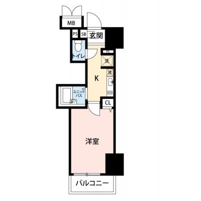 【🍂!期間限定ほっと価格！🍂】【禁煙🚭/Wi-Fi無料🌐】マイナビSTAYレジデンス蒲田　802の物件間取り図