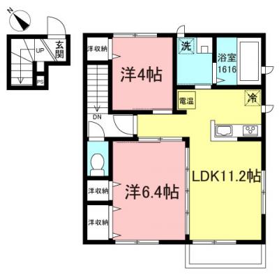 東都マンスリー　CASAdueの間取り図