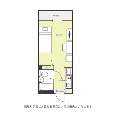 ユニオンマンスリー日吉１　309　1R・シングル☆【禁煙ルーム】安心の建物AL・モニター付きインターフォン・室内洗濯機完備♪冷蔵庫や電子レンジなど生活家電のあるお部屋の物件間取り図
