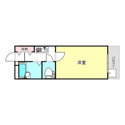 🔏💛【AL付で安心♪】🍰閑静な住宅街🌟宅配ボックスもある便利物件🩰🩷の物件間取り図