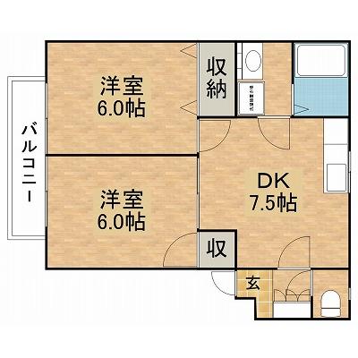 ルミナスⅡの物件間取り図
