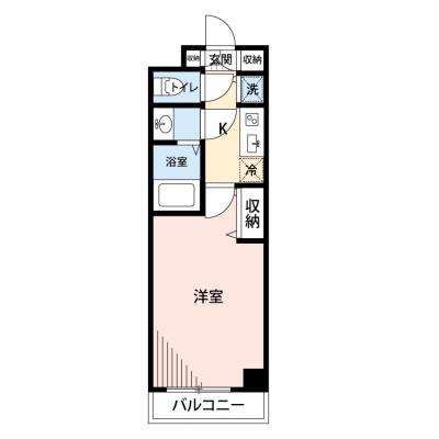 【✨🌅❄年末年始大感謝祭❄🌅✨】【禁煙🚭/Wi-Fi無料🌐】マイナビSTAYミライエ芝大門　604の間取り図