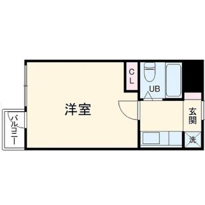 甲府昭和ICからすぐ🏢駐車場あり🚙家具家電付📺303号室の物件間取り図