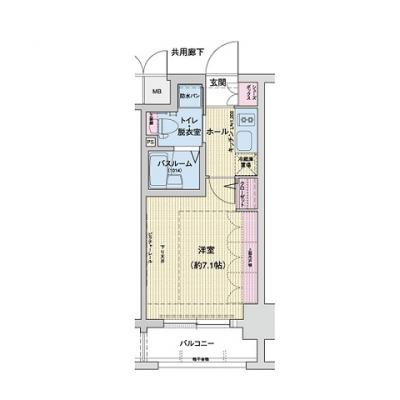 ◇EP品川サウスヒルズ◇⑦【駅４分・ＮＥＴ利用可・ペット飼育相談可・２口ガスコンロ・温水洗浄便座・浴室暖房乾燥機！】の物件間取り図