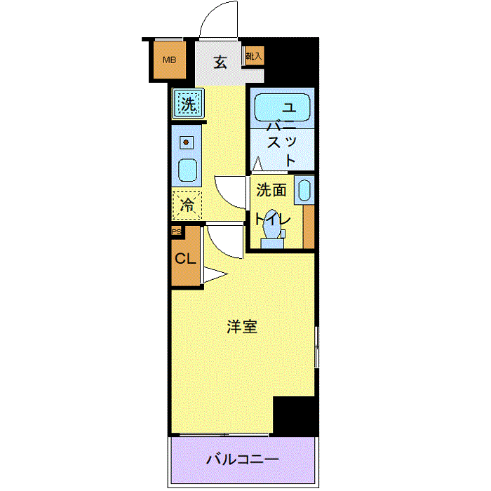マンスリーリブマックス板橋西台駅前プレステージ●『禁煙ルーム・駅2分』【独立洗面・浴室乾燥付】≪エクセレントシリーズ≫の間取り図