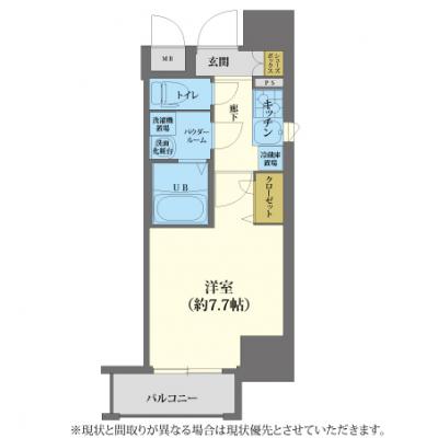 📒出張・研修・転勤等ご相談下さい『大幅割引中』 🖊 レジュールアッシュ梅田リュクス［No.1406001］の間取り図