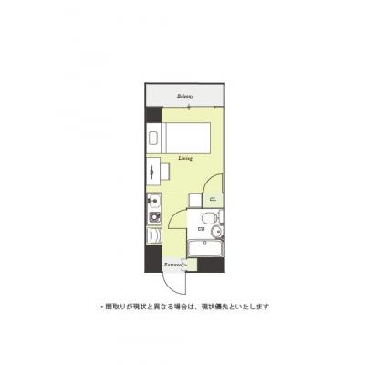 ユニオンマンスリー金沢文庫１　306　1R・シングル☆【禁煙ルーム】室内洗濯機や電子レンジなど生活家電完備＆デスク・チェアのあるお部屋/駅前には大きめのスーパーありの物件間取り図