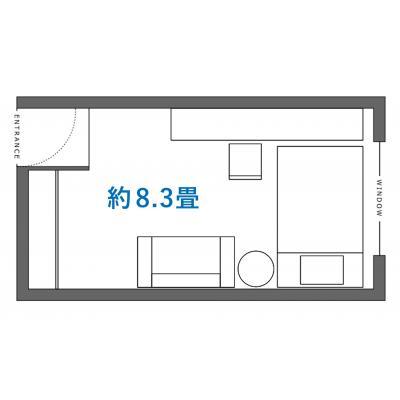 《すぐご案内可能》無印良品提携【新宿・渋谷・池袋まで1本！】2024年秋OPEN！ワークラウンジ・サウナ付きマンスリー［goodroom residence 中浦和］（203）の物件間取り図