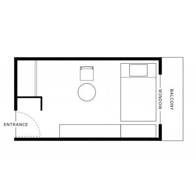 《すぐご案内可能》無印良品監修！サウナ付レジデンス［goodroom residence 保土ケ谷］（202）の間取り図