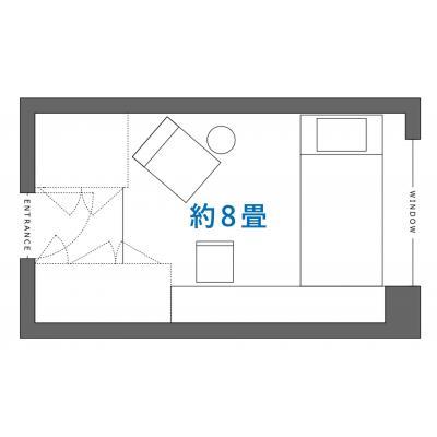 《5/1NEW OPEN！》ジム・コンビニ・サウナ・ワークラウンジ付きマンスリー［goodroom residence 戸塚］（359）の物件間取り図