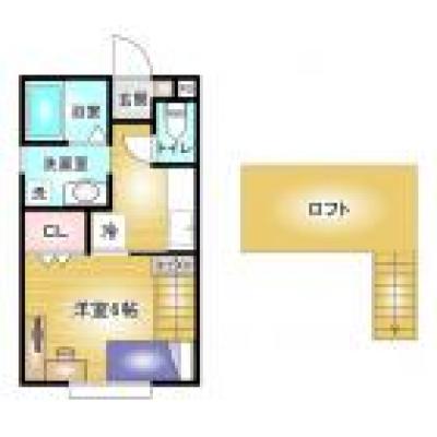 コスパだけじゃない“快適さ重視”マンスリータウン【井野駅とローソン徒歩４分】マンスリータウン井野町Ａ１の物件間取り図