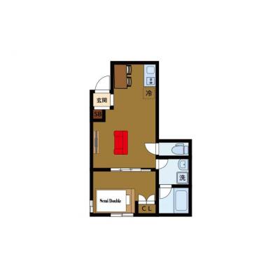 BraTTo方南町【短期カラ長期マデOK🌟】1週間から柔軟に利用可能👐の物件間取り図