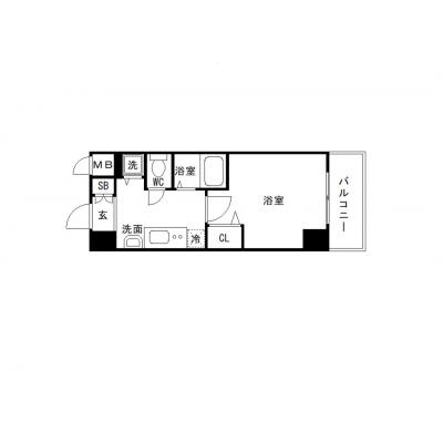 OneLife天神橋筋八丁目【▼オートロック付、室内見学可（※空室状況により、応相談）】の物件間取り図