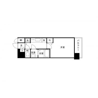 OneLife大国町セレクト【▼オートロック付、室内見学可（※空室状況により、応相談）】の物件間取り図
