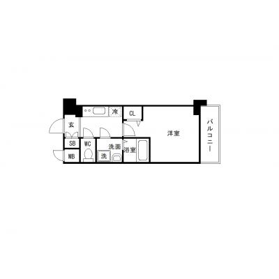 OneLife今里カレント【▼室内見学可（※空室状況により、応相談）、オートロック・ウォシュレット・浴室乾燥機付き！】の物件間取り図