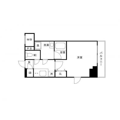 OneLife南千住SOUTH【▼バストイレ別、浴室乾燥機・独立洗面台付き、■Wi-Fi無制限】の物件間取り図