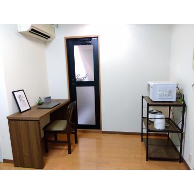 🌈新規オープン賃料半額　JR兵庫駅徒歩１分🚃オートロック🔒スマートTV📺Wifi無料 モンサンミッシェルハサカ505の物件間取り図